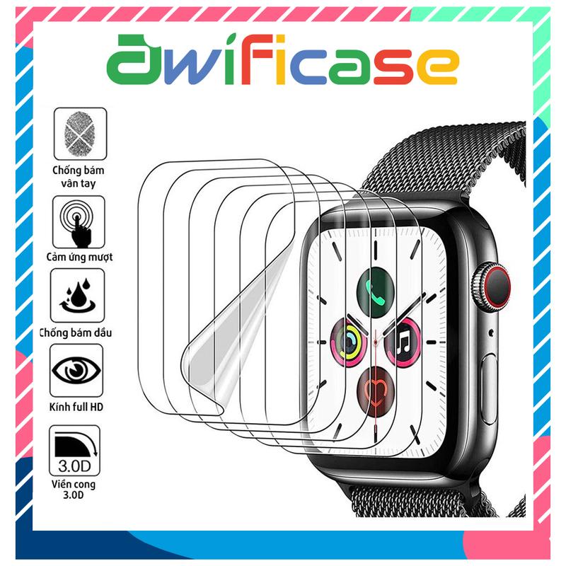 Miếng Dán Dẻo Trong Suốt Bảo Vệ Watch Series 1/2/3/4/5/6/7/SE Full Size 38/40/42/44/41/45/49MM - B5-11