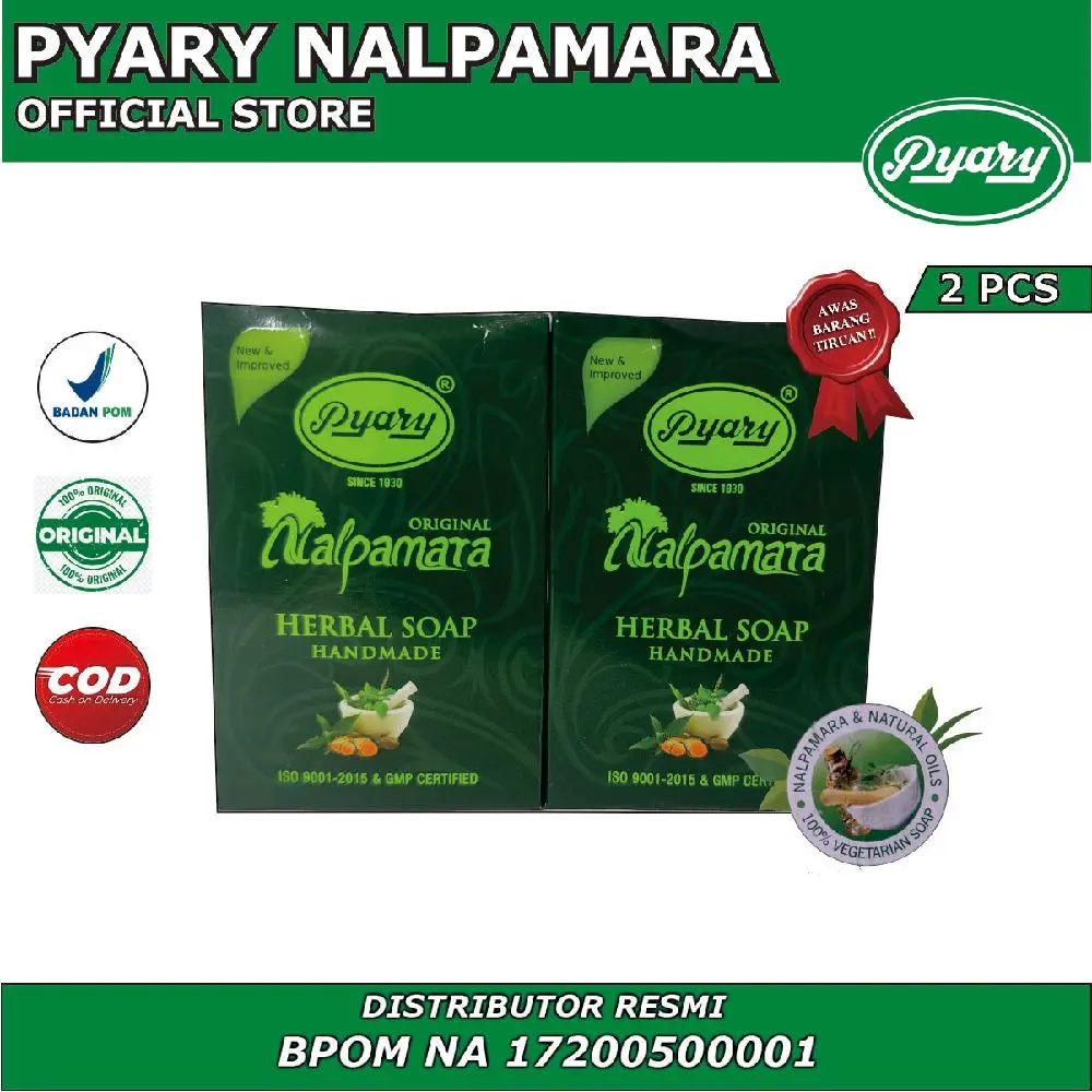 2pc Sabun PYARY Nalpamara BPOM Soap