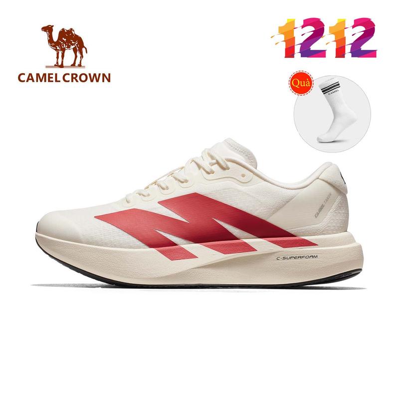 Giày chạy bộ Camel Crown Carbon 5K đế dày ngoài trời với tấm carbon giày thể thao giày thường ngày giày chạy bộ thoáng khí có đệm cho nam và nữ K26B097022 K16B097029