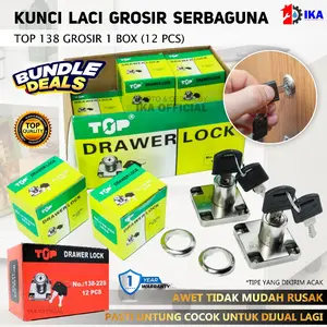 [Per 12 Pcs] Kunci Laci / Lemari 138 Top / Kunci laci kunci lemari 138 per lusin 12pcs / Kunci laci kunci lemari 101 16mm per lusin 12pcs / KUNCI LACI TOP MODEL KUNCI LEMARI PER BOX 12 PCS / KUNCI LACI TOP GROSIR MURAH / Kunci Laci Top 138 Lemari Plastik