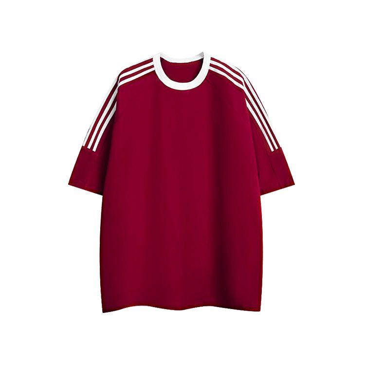 Product Introduction of Singapore Link: High-Quality Cotton Raglan T-Shirts Await Streetwear Top Man Menswear Casual Striped Crewneck Tropical 10
