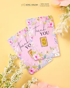 (NEW) LOGAM MULIA EMAS KINGHALIM 1GR - THANK YOU (PINK)