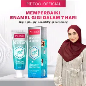 Metoo Official HAP Shield Sensitive Care Toothpaste 100gr - Pasta Gigi Sensitif & Repair untuk Gigi Ngilu dan Berlubang