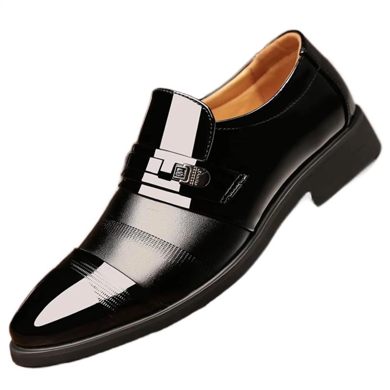  Giày tây nam giày da nam giày da bóng thoáng khí đế khâu sang trọng - imata   bảo hành 6 tháng   