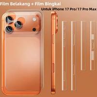 Gambar 2IN1 Pelindung Lensa Kamera Belakang dengan Bingkai Film untuk iPhone 17 Pro/17 Pro Max Matte Anti Gores Belakang Protector - Film Belakang + Film Samping, iPhone 17 Pro dari ODOO INDONESIA Kota Administrasi Jakarta Barat 1 Tokopedia