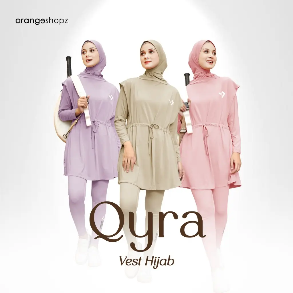 ORGhijab Qyra Vest Sporty Hijab Rompi Olahraga Wanita | Rompi Hijab Olahraga