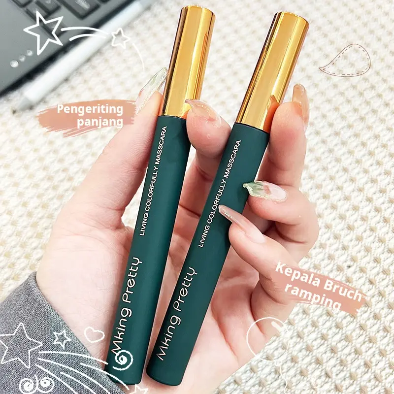 Mking Pretty  Maskara Waterproof Tahan Keringet Slender Curly Keriting 3gr Mascara Muka Eyelash