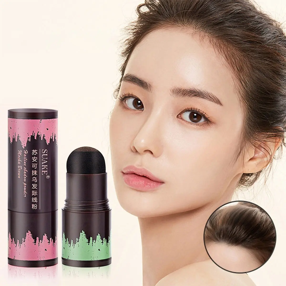 Hair Shadow Powder - Penebal Rambut Instan - Bedak Garis Rambut Waterproof Anti Keringat  - Penutup Uban & Botak