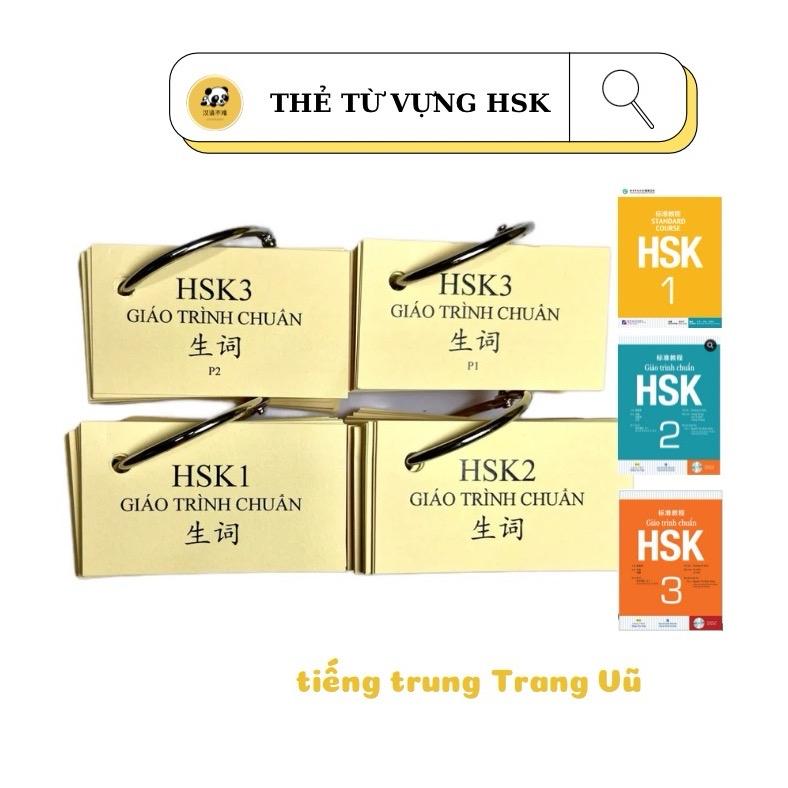 Flash cards - HSK1/2/3 Thẻ từ vựng Giáo Trình Chuẩn HSK (650 từ)