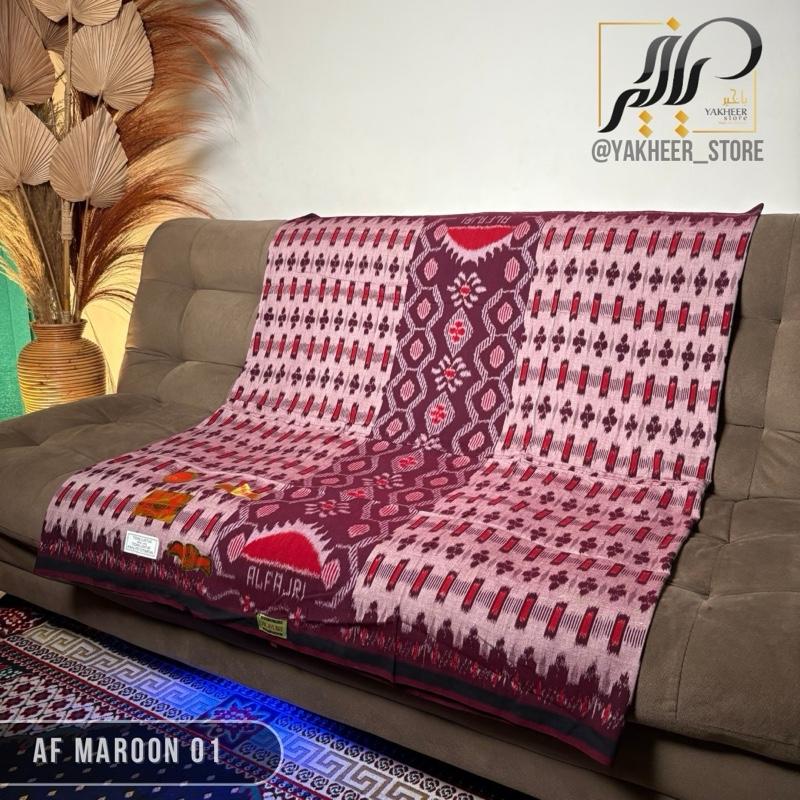 Sarung Goyor ATBM Merk Al Fajri , Jahitan tengah Free Tote bag Bahan Rayon viscose 100% Original 3