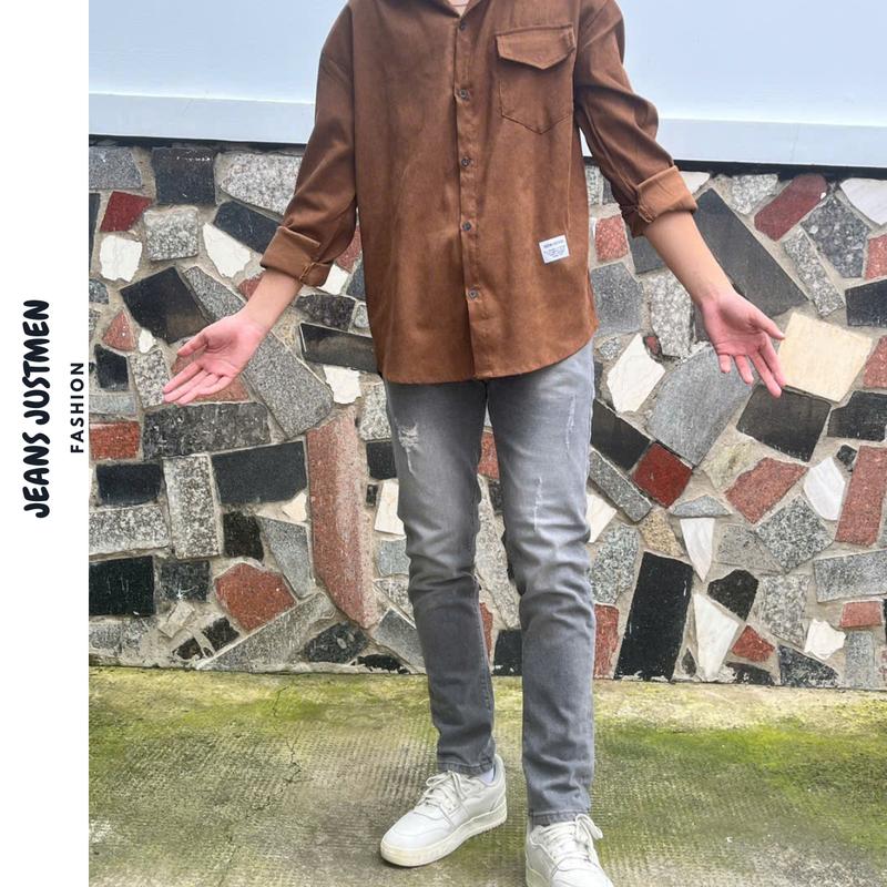 Quần Jeans Nam Co Giãn 4 Chiều Form Ôm Dáng Skinny Cao Cấp