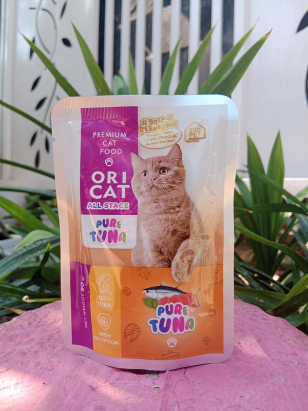 ORI CAT wet food pouch / sachet isi 12 pcs - Makanan basah kucing MURAH 5