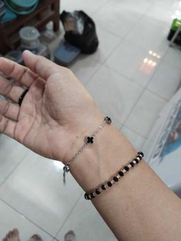 Product Review of Angel Clover Bracelet In Pink & Black Anti Karat Stainless Gelang | evyjewels x crushonyou from S**g K**k P**g R**a 0