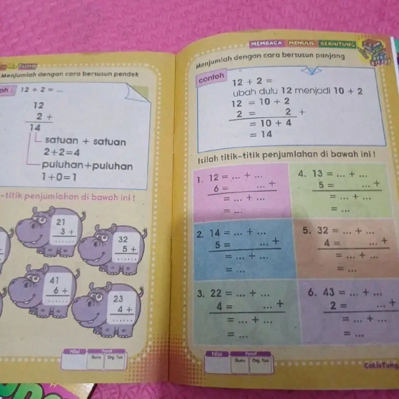 Buku 1 Paket isi 4 buku  CALISTUNG ~ Edukasi 7