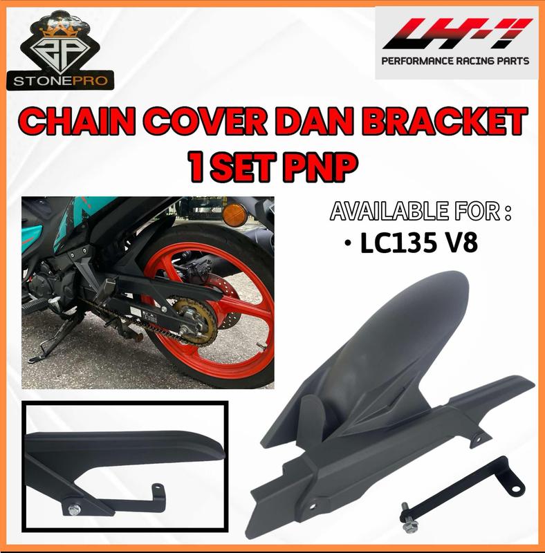 CHAIN COVER BRACKET CUSTOM LC135 V8 ( 1 PCS ) + REAR FENDER INNER ...