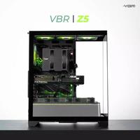 Gambar VBR Z5 - Modern Aesthetic Panoramic Wide View Tempered Glass Dual Chamber Mid-Tower ATX Gaming Case support BTF Modern I Z-5 - Black Edition  dari Duta Mandiri Infokom Kota Administrasi Jakarta Pusat 3 Tokopedia