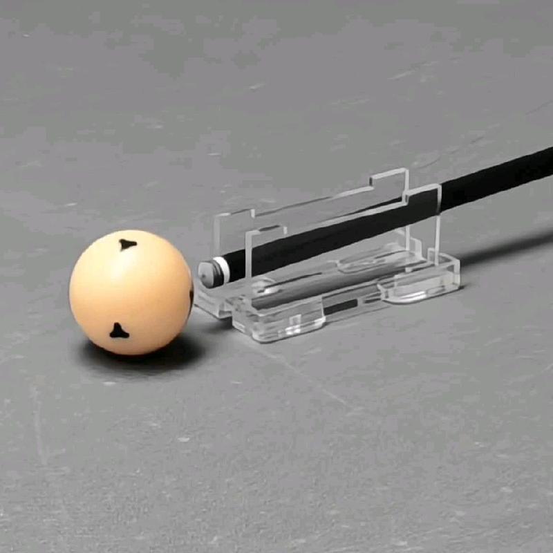 Dụng cụ ra ngọn thẳng Bi A Billiard tại nhà - Chất liệu mica cao cấp - Chiều cao điều chỉnh - Nhỏ gọn di động - Dễ tập luyện tại nhà