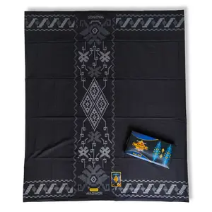 Terlaris Sarung Wadimor Motif Batik Hitam Kembang Sarung Laki - Laki Terbaru 2025 Muslim Dewasa Katun Pria Santri