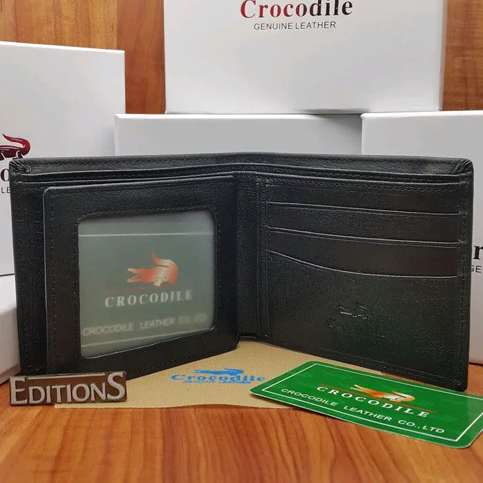 Dompet Pria Kulit Asli Ada Resleting Dompet Pendek Model Tidur 2