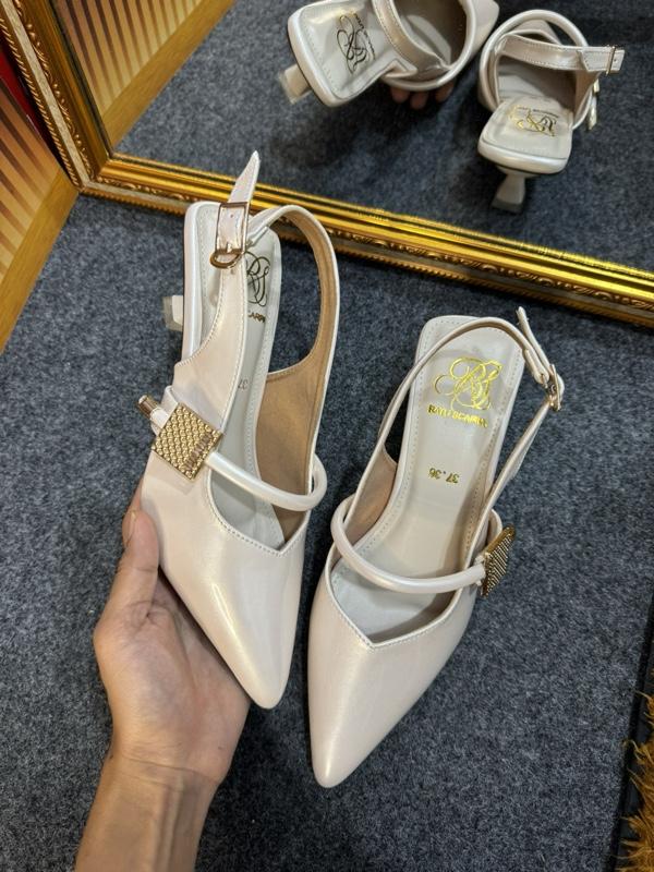 37. Ratu Scarpa – Heels 5cm Glossy Baldu | Formal & Daily | Anti Slip, Tumit Import