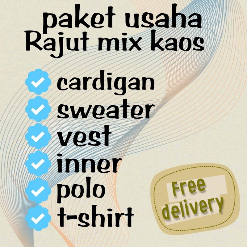 paket usaha rajut mix kaos 1 kg isi 6-8 psc, rajut tebal, rajut tipis, kaos lengan panjang, kaos lengan pendek, rajut wanita murah, kaos wanita murah, Knitwear, Cardigan, baju katun, baju rajut, COD 1