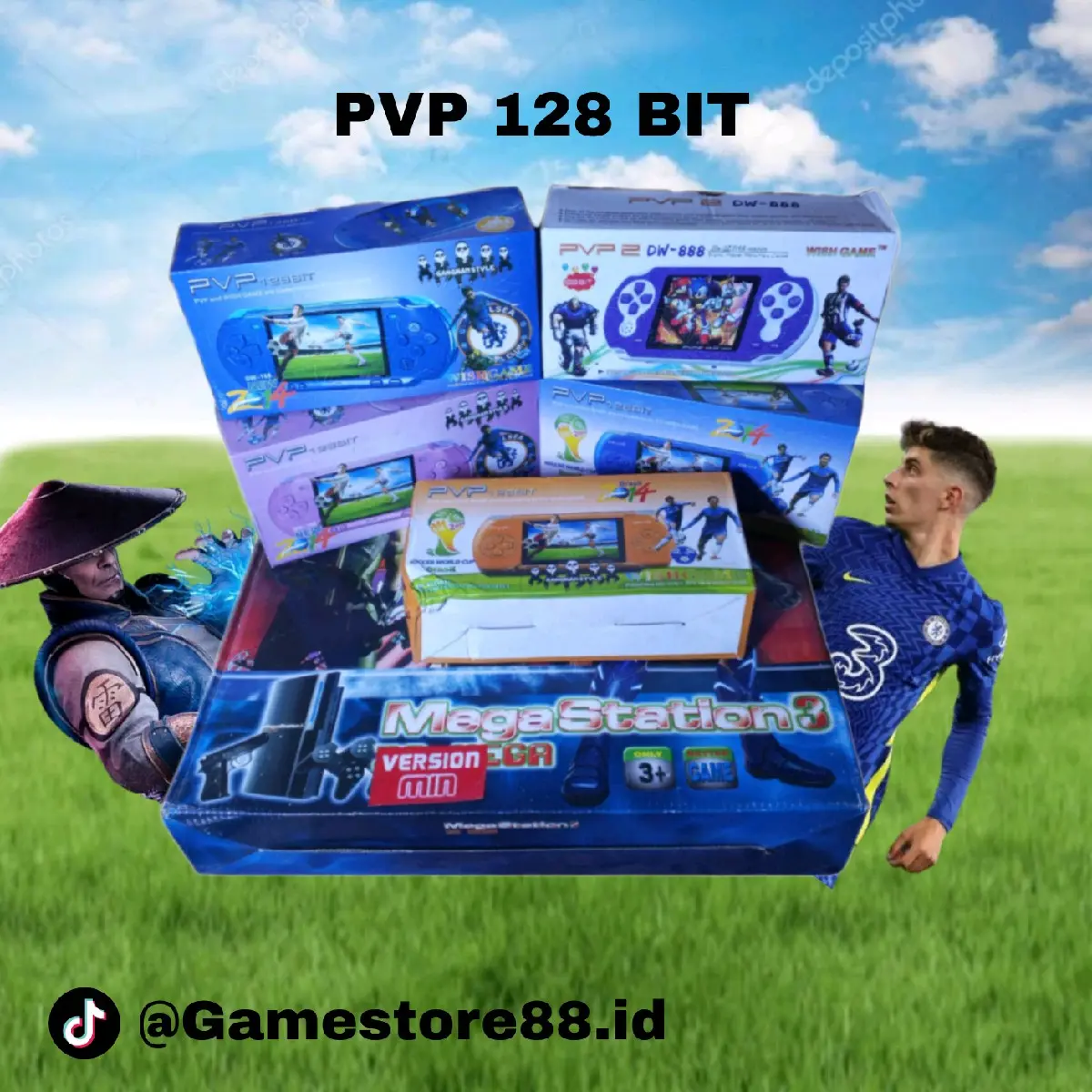 PVP Gameboy 128 BIT fullset murah mainan anak-anak Konsol genggam psp game,sega game