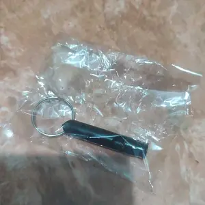 Peluit Ultrasonik Survival Alumunium Alloy Outdoor Gantungan Kunci Wristle Peluit Pelatih Hewan FAEZA_STORE