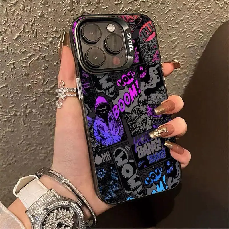 Premium Matte Hard Casing Hp Case Aesthetic Compatible For Iphone 7 8 7+ 8+ X XS XR 11 12 13 14 15 16 Pro Promax Plus Full Cover Pelindung Handphone Silicone Softcase Hardcase RCI200 2