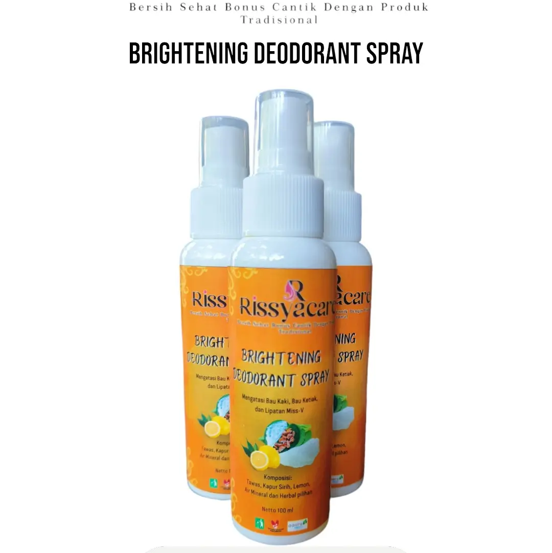 6 Botol Deodorant Rissyacare
