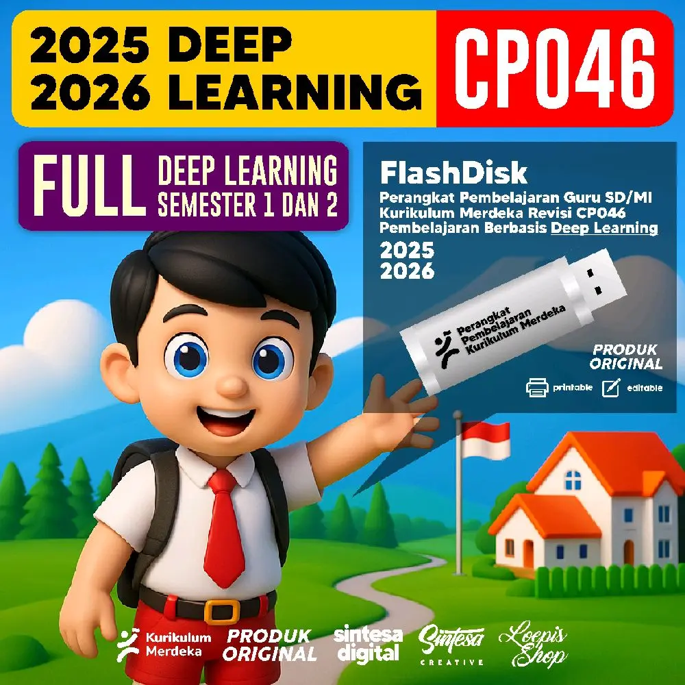 FLASHDISK PERANGKAT AJAR KURIKULUM MERDEKA DEEP LEARNING REVISI TERBARU CP046 UNTUK GURU SD/MI