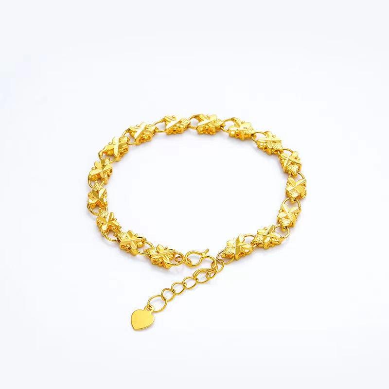 Product Introduction of Model semanggi empat daun untuk wanita, gelang cinta wanita, gelang keluli tahan karat, hadiah titanium, ulang tahun perkahwinan 12