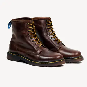 Sepatu Kulit Boots Pria I Floody Blue I Boogie Hopkins High (Limited Edition)