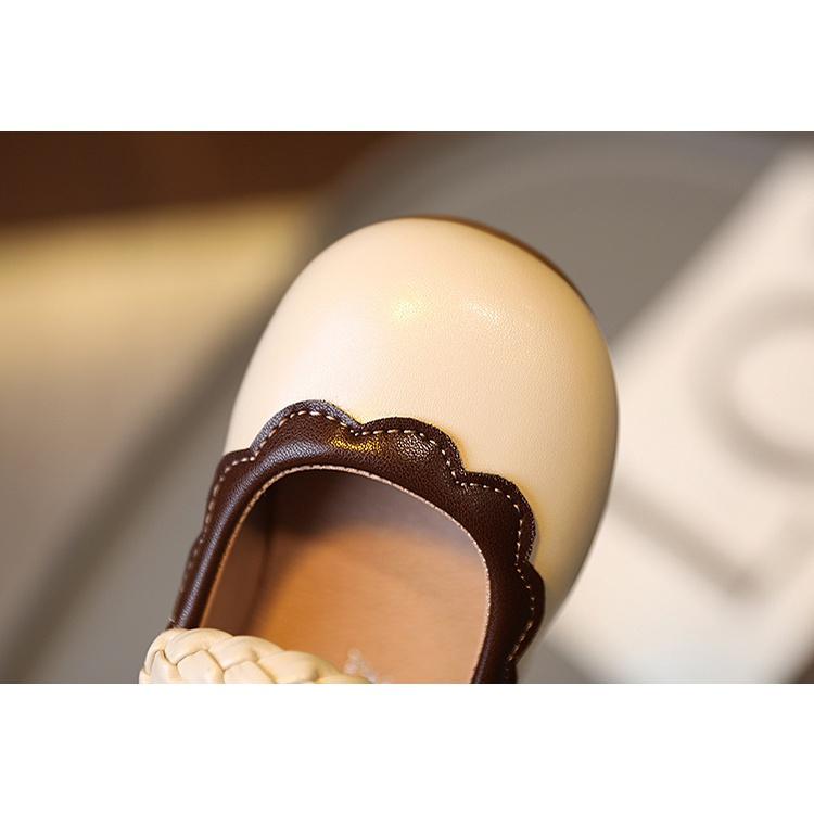 sepatu balet anak perempuan ruffle trendi / sepatu anak perempuan kulit vintage anti licin / sepatu flatshoes anak anak umur 2-10 tahun / sepatu lebaran anak perempuan / sepatu anak bayi perempuan / sepatu anak perempuan empuk di kaki 4
