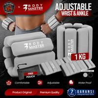 Gambar Ankle wrist adjustable 1KG BM-E610/AAW/1KG|Weight Pemberat Tangan |Kaki 1KG Gym |Fitness - HITAM dari Ototpro Surabaya Kota Surabaya 1 Tokopedia
