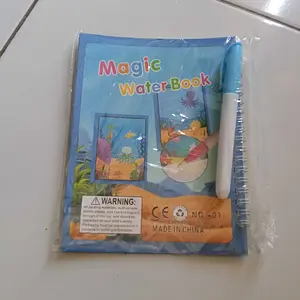 GROSIR Magic Water Drawing Book Mainan Edukasi Anak Laki-Laki dan Perempuan Buku Gambar Mewarnai Anak Coloring Books Set Hadiah Pendidikan Toys