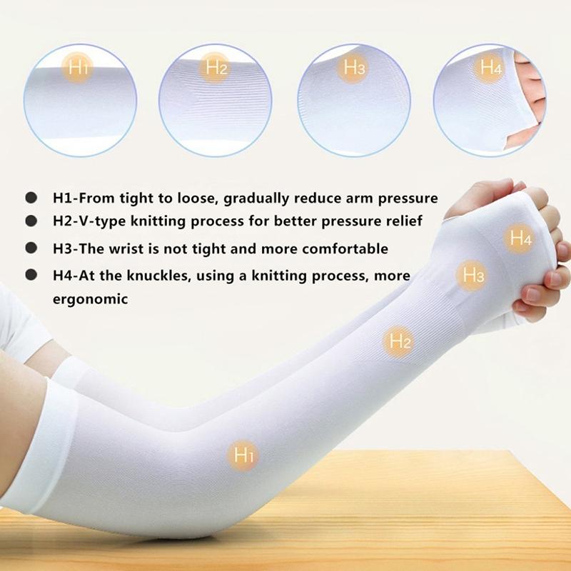 Product Introduction of Tay Áo Cánh Cánh Tay, Unisex, Chống Tia UV, Tay Áo Che Cánh Tay, Chống Nắng, Làm Bằng Lụa Lạnh, Thích Hợp Cho Nam Và Nữ, Lý Tưởng Để Chạy, Golf Và Đạp Xe 20