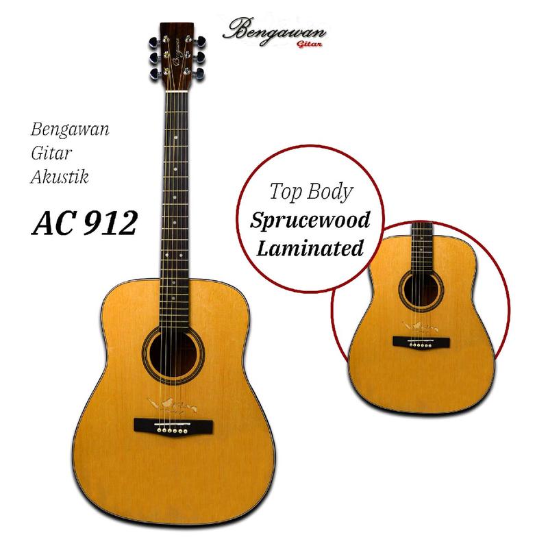 Bengawan Gitar AC 912 Akustik Elektrik 6