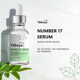 Taboya Number 17 Series Serum Mengandung Niacimide, Alpha arbutin, Yuzu Extract - Untuk Jerawat, Wajah Glowing, Mencerahkan Kulit, Flek Hitam Bopeng Perawatan Tetes Kering Kusam Pencerah Dengan Watery Lactic Berminyak Kerutan Muka Acid moisturizer 4