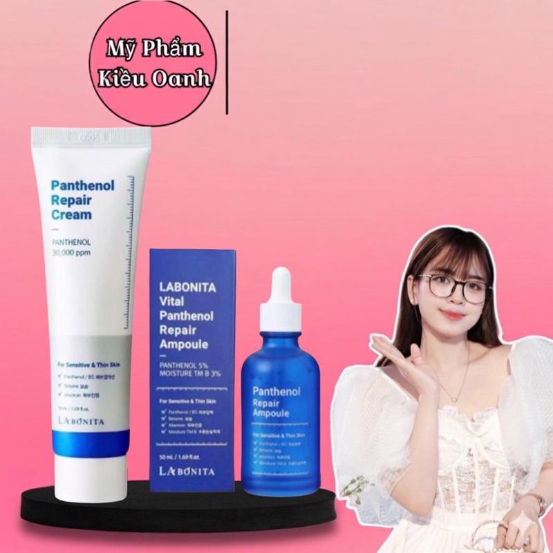 Combo Serum và Kem Dưỡng B5 Labonita vital Panthenol Repair Cream 50ml