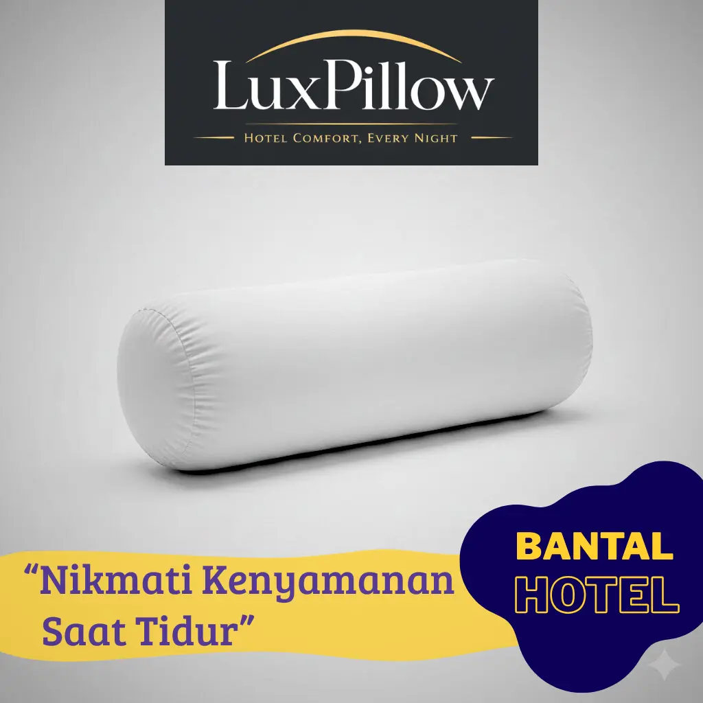 Guling Hotel Premium Empuk Isi 100% Silikon Asli Grade A bantal 1 set