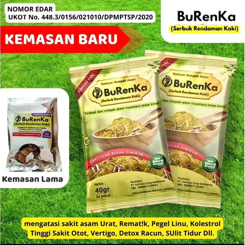 Termurah Burenka Rempah Kaki Serbuk Burenka Rendaman Kaki asli 1
