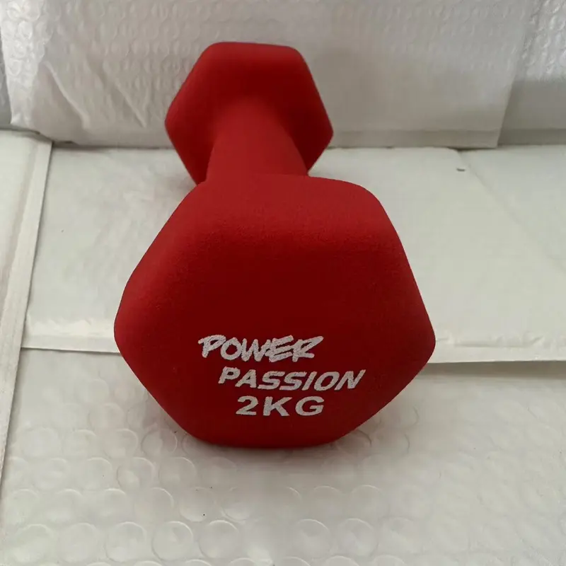 DUMBELL BARBEL 2 KG Vinty isi 1 pcs cewek & cowok gym Neoprene barbel mini Otot 4