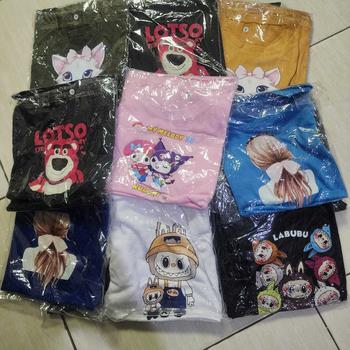 Product Review of Kaos Anak Wanita Ideal Usia 2-10 Unisex Cewek Cowok Pakaian Anak Anak Oblong Anak LABUBU 7 Katun Cotton Combed Perempuan Anak-Anak Distro from c**a 1
