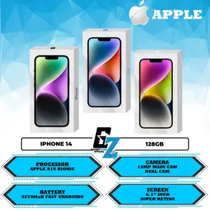 APPLE IPHONE 14 128GB GARANSI RESMI INDONESIA | Apple A15 Bionic | Super Retina 6.1 Inci