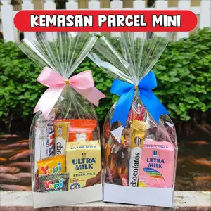 10 Pcs Kemasan Parcel Mini cocok untuk Goodiebag ultah, plastik snack ulang tahun, birthday party, hampers, wisuda, minigift, hadiah natal, lebaran