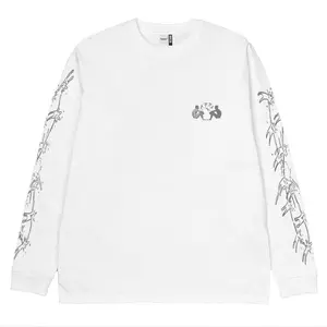 Hemdev Earthly Allure Tshirt Longsleeve Messa White Tees Katun