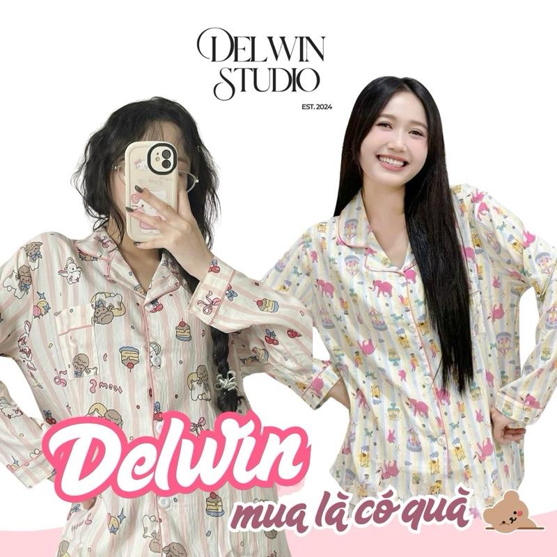 COTTON MÂY - GIẶT KHÔNG CO RÚT Bộ Đồ Ngủ Nữ Áo Tay Dài Nhiều Họa Tiết QCCC Đủ Size Có Bigsize Women