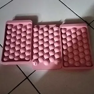 Zuniko Living | Cetakan Es Batu Bola 33 Grid | Cetakan Jelly Puding Bulat Multifungsi | Ice Ball Mould Agar-agar