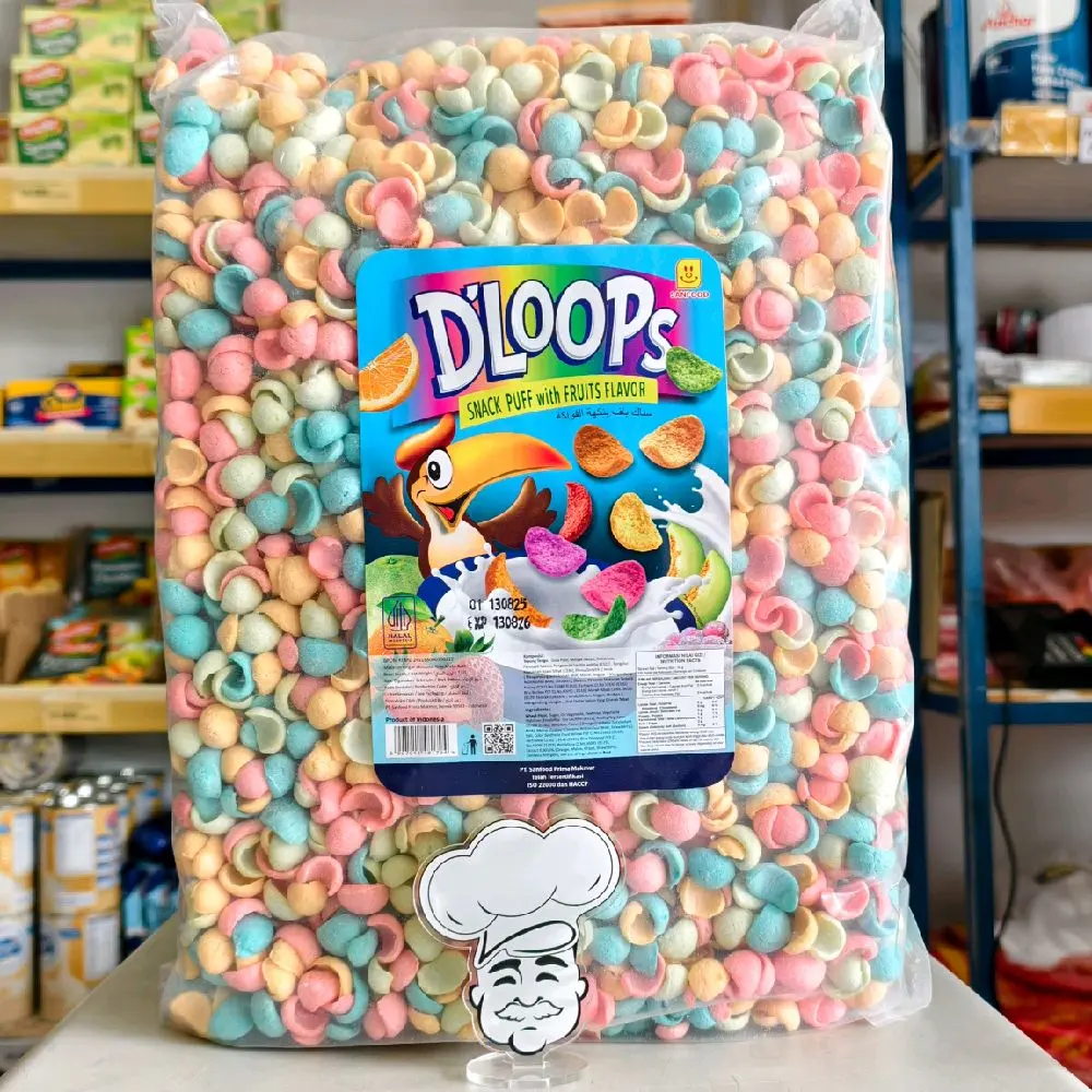 D'loops Fruit Cococrunch 1Kg / Cococrunch Mix 1Kg / D'loops Fruit 1Kg / Dloops Cococrunch Rasa Buah 1Kg