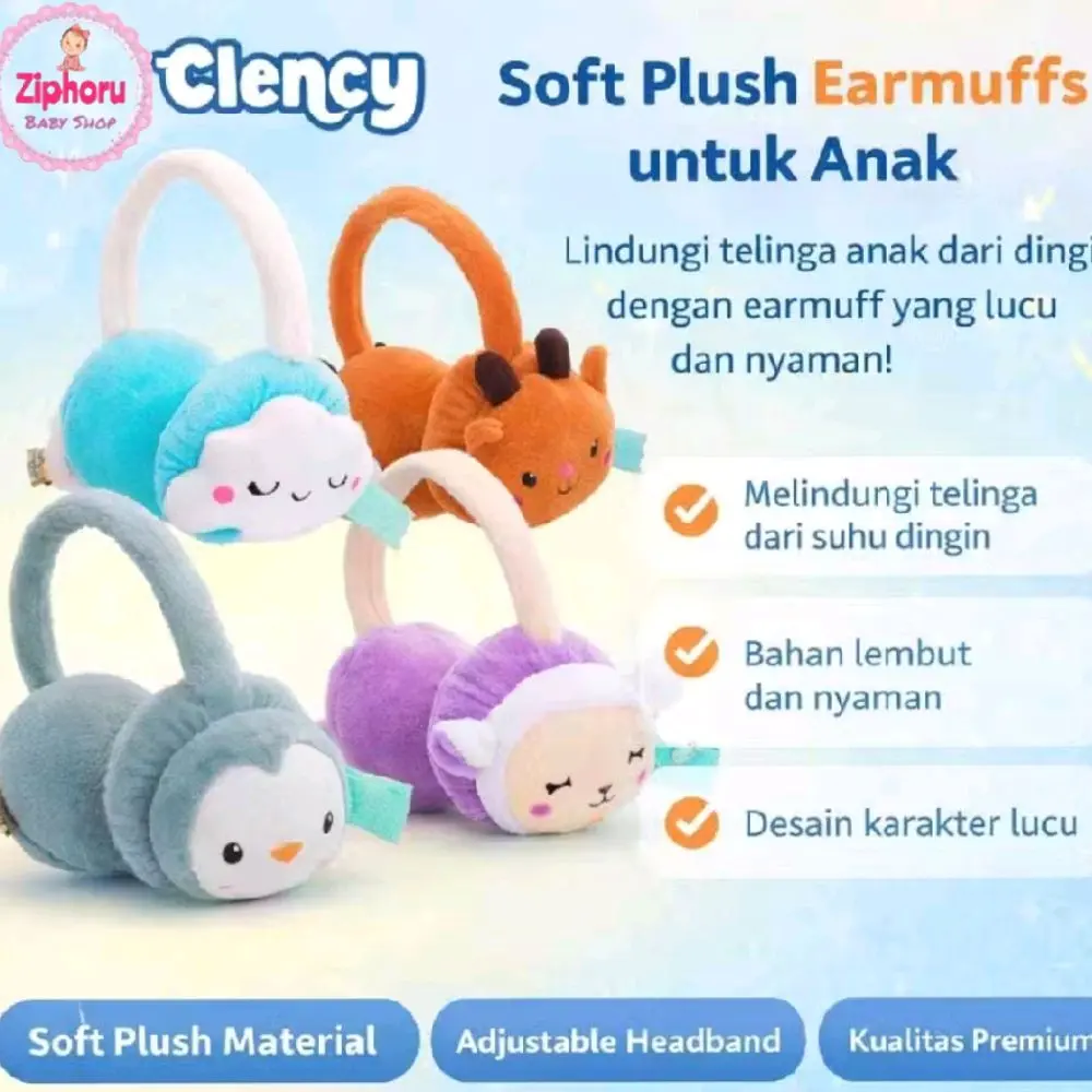 CLENCY Baby and Kids Earmuff Pelindung dan Penghangat Telinga